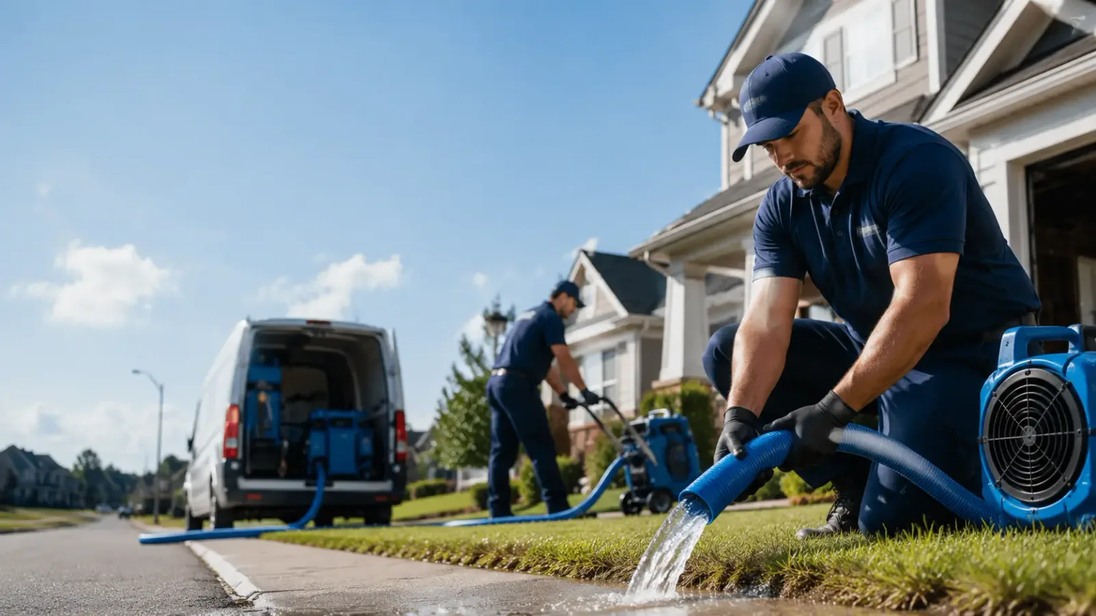 Flood Damage Restoration in Fairview, MI